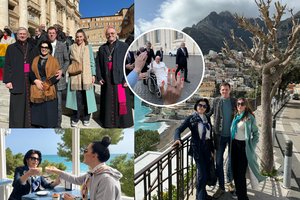 Vestuvių metines Italijoje minėję Kristina ir Vygintas Kaikariai dalyvavo Popiežiaus audiencijoje