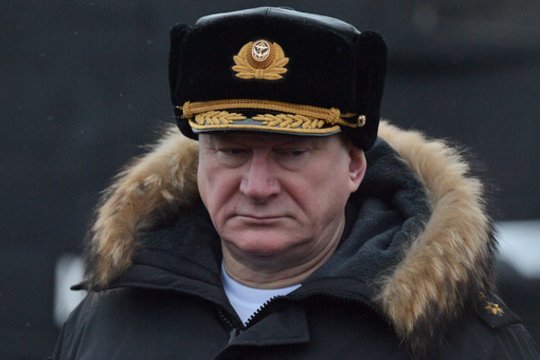 Rusijos Šiaurės laivyno vadas N. Jevmenovas.
