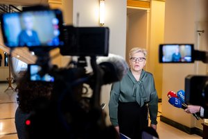I. Šimonytė: informacija apie A. Anušausko pasitraukimą viešumoje pasirodė, kai ministro prašymo dar neturėjau