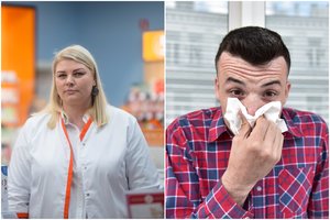Vaistininkė paaiškino, kaip atskirti alergiją nuo peršalimo ligų