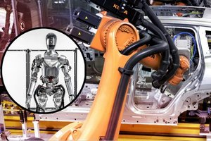 Į dar vieną automobilių gamyklą atkeliauja robotai: BMW naudos humanoidus