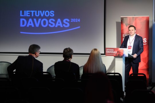 Prasidėjo didžiausias ir svarbiausias Lietuvos ekonomikos forumas „Lietuvos Davosas 2024“.<br>V.Skaraičio nuotr.