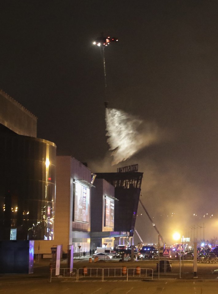 Išpuolis prie Maskvos.<br>EPA-ELTA nuotr.