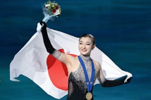 Pasaulio dailiojo čiuožimo čempionate japonė surengė šou, kuris nematytas nuo 1968-ųjų metų