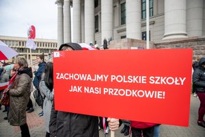 Vilniuje – Lenkų sąjungos eitynės: prašo konservatorių nekurstyti nesantaikos