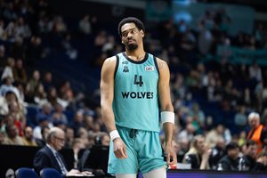 „Wolves“ centras G. Brooksas apie Vilniaus derbį: „Beprotiškos rungtynės su beprotiška atmosfera“