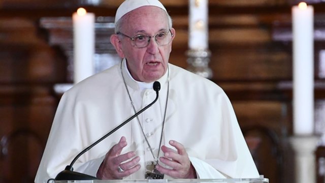Paskutinės minutės atšaukimas – popiežius Pranciškus praleido pamokslą per Verbų sekmadienio mišias