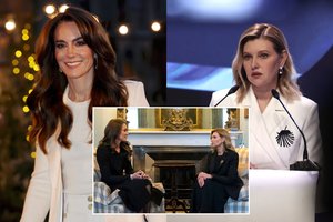 O. Zelenska išreiškė palaikymą apie vėžio diagnozę prabilusiai C. Middleton