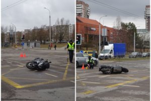 „Kelių patruliai: viskas užfiksuota“: kas vyko po skaudžios motociklo avarijos 