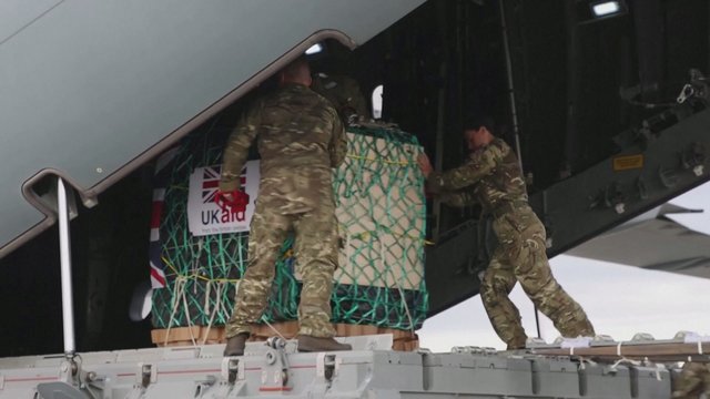 JK pagalba Gazos Ruožui: nuskraidino daugiau nei 10 tonų maisto atsargų