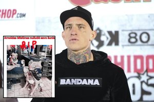 Kovotojas Arnoldas Misiūnas kaltinamas šuns nužudymu: informacija perduota policijai