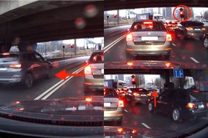 Policija žada nubausti visus šokiravusį gatvių erelį: gali netekti vairuotojo pažymėjimo