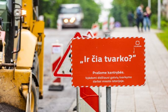 Vilniaus savivaldybė: šiais metais bus atnaujinta 120 km gatvių.