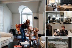 Jauna verslininkų pora pravėrė savo išties įspūdingų namų Vilniuje duris: viską kūrė dviese