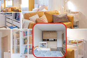 Mylimai dukrytei – privati erdvė, o tėvus dizainerė jaukiai sutalpino kitame kambaryje