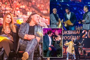 „Auksiniuose svogūnuose“ – ryškiausios šalies žvaigždės: pasirodė Daina ir Antanas Bosai