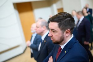 Naujasis NSGK narys V. Mitalas prisijungė prie opozicijos iniciatyvos laikinai stabdyti komiteto darbą