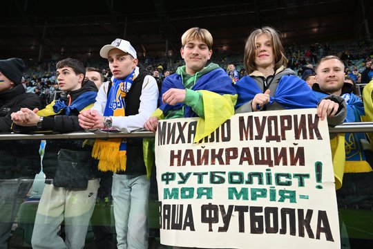 Ukraina pateko į 2024 metų Europos futbolo čempionatą.