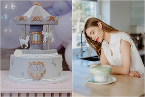 Elektrėniškė dirba ir modeliu, ir konditere: jos tortai grožiu užburia taip, kad net gaila valgyti