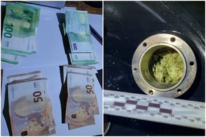 Alytaus pareigūnai smogė narkotikų kontrabandininkams – perimta kanapių už 110 tūkst. eurų