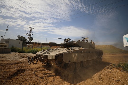 Izraelio tankas.