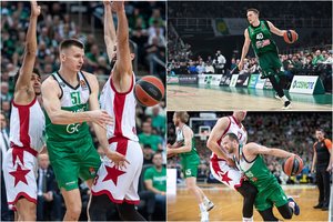 Pažymiai Eurolygos lietuviams: budrus A. Butkevičius, L. Lekavičiaus variklis bei M. Grigonio keliai ir klystkeliai