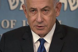 Tūkstančiai izraeliečių protestuoja prieš B. Netanyahu vyriausybę