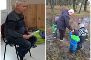 Anūko darželyje – kūrybingo senelio debiutas: „Niekada negalvojau, kad tai taip sunku“