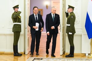 G. Nausėda: Lietuva remia M. Rutte kandidatūrą į NATO generalinius sekretorius