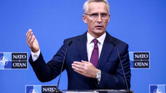 NATO vadovas siūlo sukurti 5 metų fondą Ukrainai: šalys mokėtų sumą proporcingą ekonomikos dydžiui