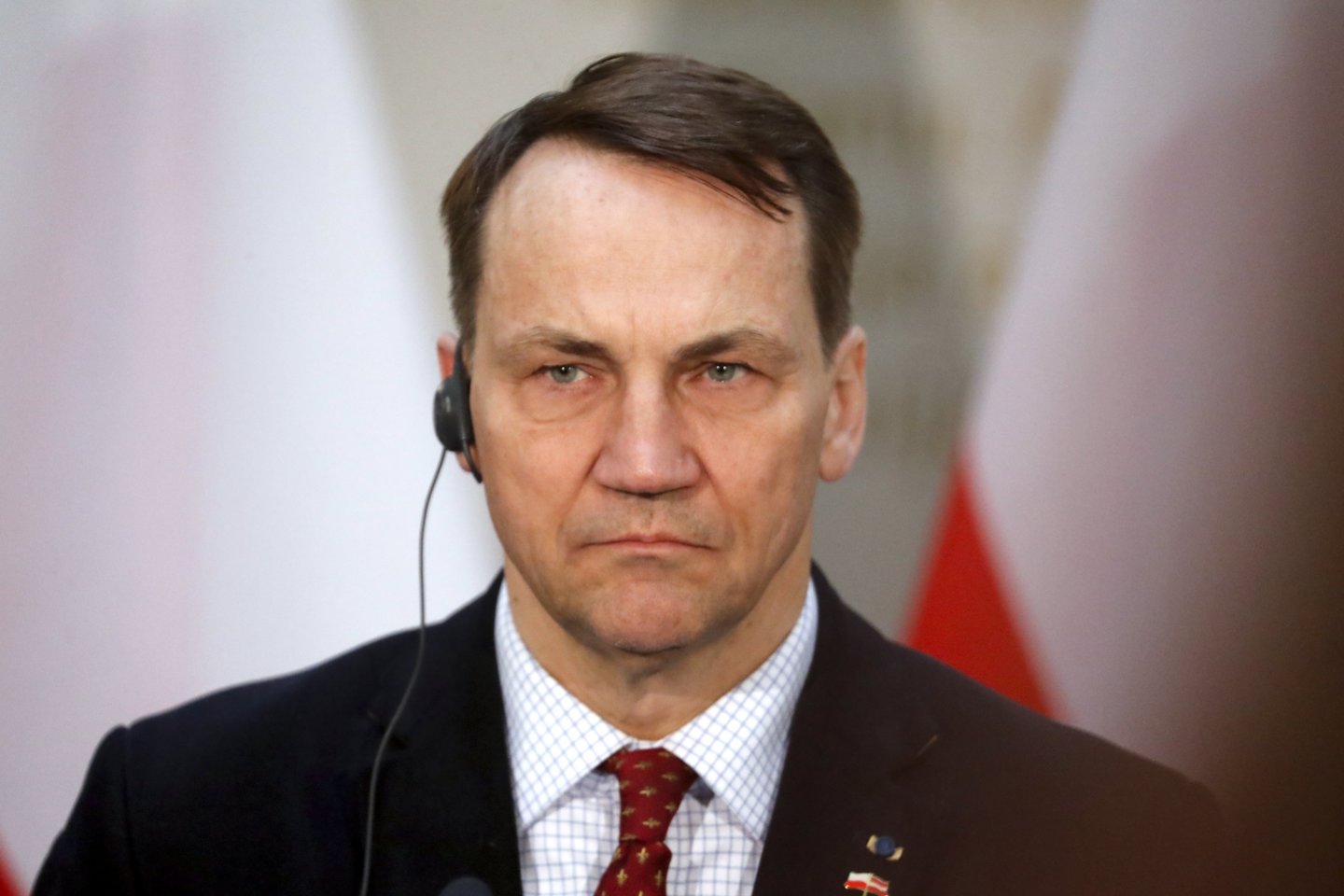 Lenkijos užsienio reikalų ministras Radoslawas Sikorskis.