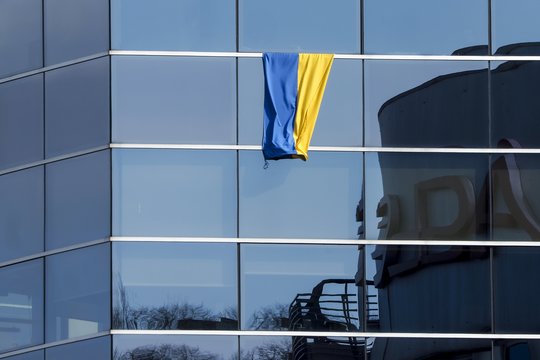 Biurai,NT,Ukrainos vėliava