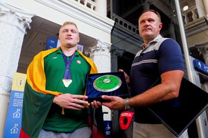 Po fantastiško pasirodymo – V. Aleknos skambutis Mykolui: atskleidė, ar nustebino sūnaus rekordas