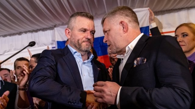 Slovakijos prezidentu tapo P. Pellegrinis: aiškia persvara pralaimėjęs I. Korčokas teigė esąs nusivylęs