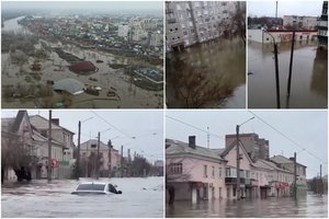 Šimtatūkstantiniame Rusijos mieste pratrūko antra užtvanka: padėtis – kritinė, o vaizdai – apokaliptiniai