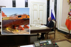 Užsiliepsnojo Rusijos pasididžiavimu laikytas laivas „Jekaterina Didžioji“: pranešama apie žuvusius