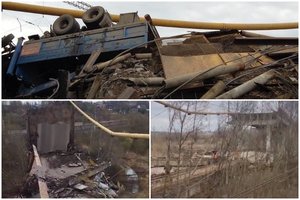 Netoli Smolensko sugriuvo tiltas: užblokuotas pagrindinis transporto koridorius su Baltarusija