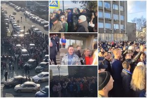 Skęstančiame Rusijos mieste – gyventojų įsiūtis ir keiksmų protrūkis: grasina, kad ištiks Krymo likimas