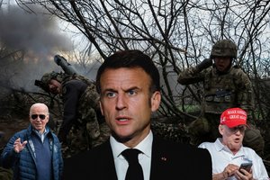 Politologas: JAV „lyderiams“ nuvylus pasaulį – Ukrainos ir Europos likimas gali atsidurti E. Macrono rankose