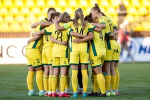 Lietuvos moterų futbolo rinktinė Europos atrankoje iškovojo pergalę
