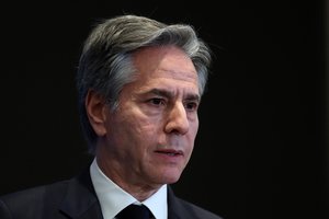 A. Blinkenas abejoja, kad Izraelis pradės Rafos puolimą iki pasitarimo su JAV