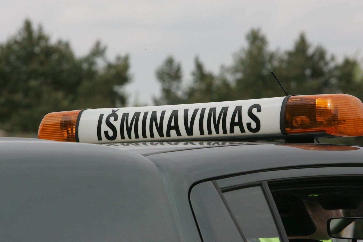 Išminuotojai nukenksmino sprogmenis.
