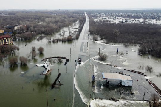 Potvynis Orske.