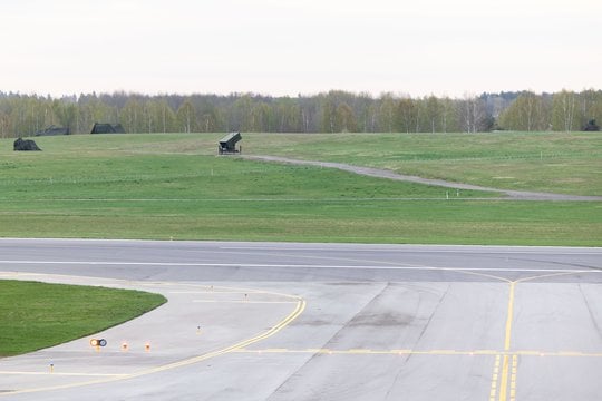  NASAMS sistemos Vilniaus oro uoste.<br> T.Bauro nuotr.