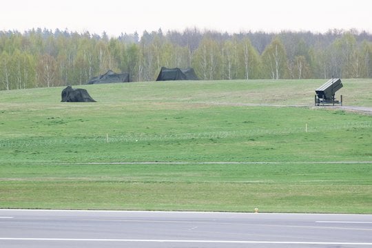  NASAMS oro gynybos sistemos Vilniaus oro uoste.<br>T.Bauro nuotr.
