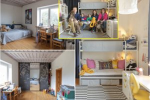 Šiauliečių namuose – šventė: nesiimant kapitalinio remonto atnaujintas kambarys, kuriame įsikūrė dukra ir sūnus 