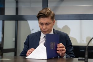 Kauno teisme – čekių skandale įklimpusio Jonavos mero M. Sinkevičiaus teismas: baigiamosios kalbos – jau netrukus