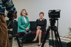 Senjorų bendrijos pirmininkė papasakojo, kas jai padeda gerai jaustis 