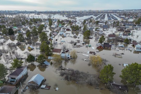 Potvyniai Rusijoje.<br>EPA-ELTA nuotr.