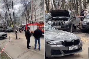 Maskvoje – išpuolis prieš buvusį Ukrainos saugumo pareigūną: susprogdino automobilį